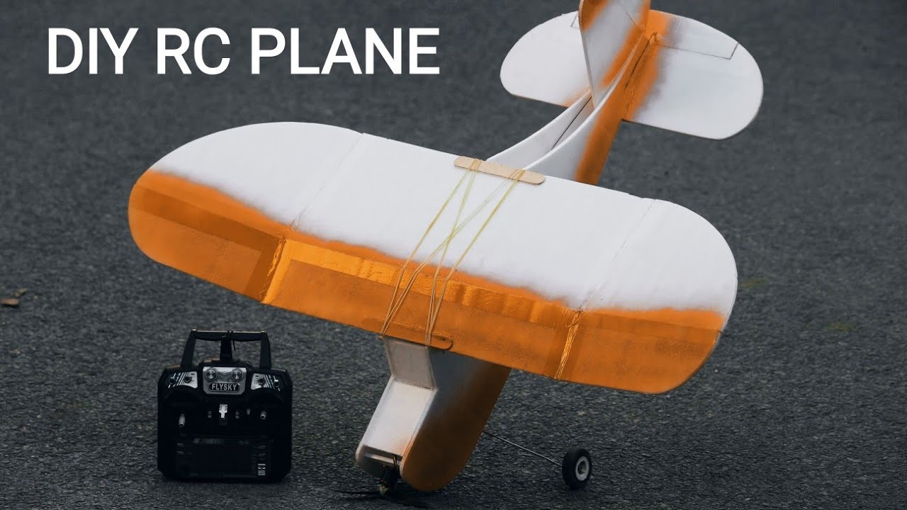 Learn How To Make A  Rc Slow Airplane - How To Make Slow Rc Plane At Home