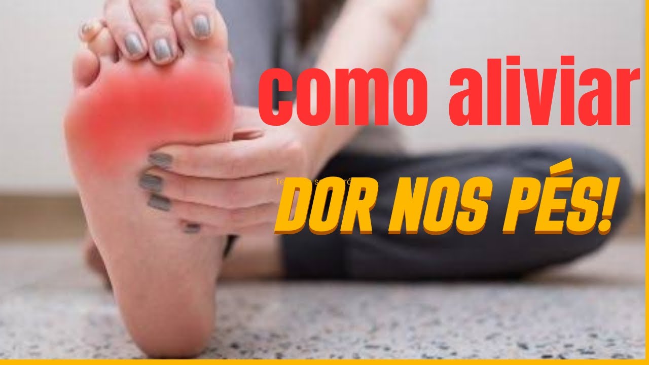Automassagem para os pés, alívio de dor e relaxamento.
