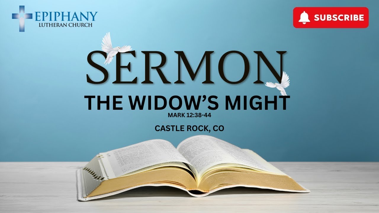"The Widows Might" Sermon by Pastor Chris Matthis based on Mark 