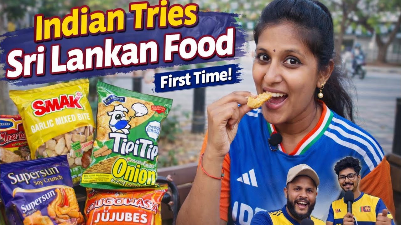 இந்தியப் பெண் முதல் முறையாக இலங்கை Snacks சாப்பிட்டா! 😱🔥 | Food Challenge | Mr Najath KL