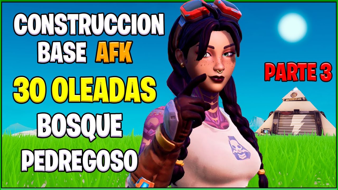 SALVAR EL MUNDO| CONSTRUCCIÓN BASE  para *30 OLEADAS* BOSQUE PEDREGOSO |PARTE #3| Fortnite - XWARSX