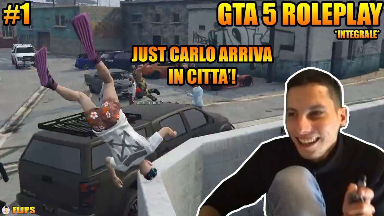 UN NUOVO STREAMER IN CITTA' | GTA 5 ROLEPLAY #1 *INTEGRALE* | HOMYATOL LIVE