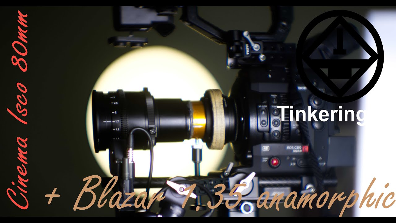 Isco80 cinema glass plus blazar anamorphic 1.35 adapter