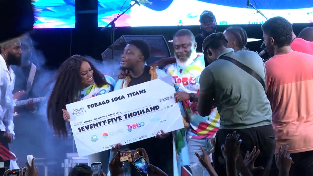 Карнавал Тобаго 2025: Джахейм «Веррсе» Томас сохраняет титул чемпиона Soca Titans