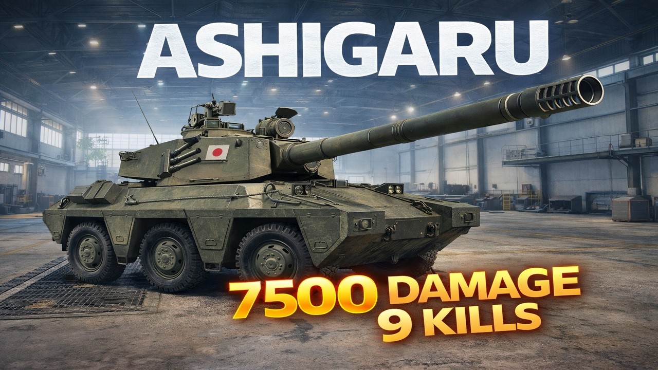 Ashigaru I 9 KİLLS 7K DAMAGE I Çok Kötü Diyemem Ortalama Bir Tank #wot #worldoftanks #танкблиц
