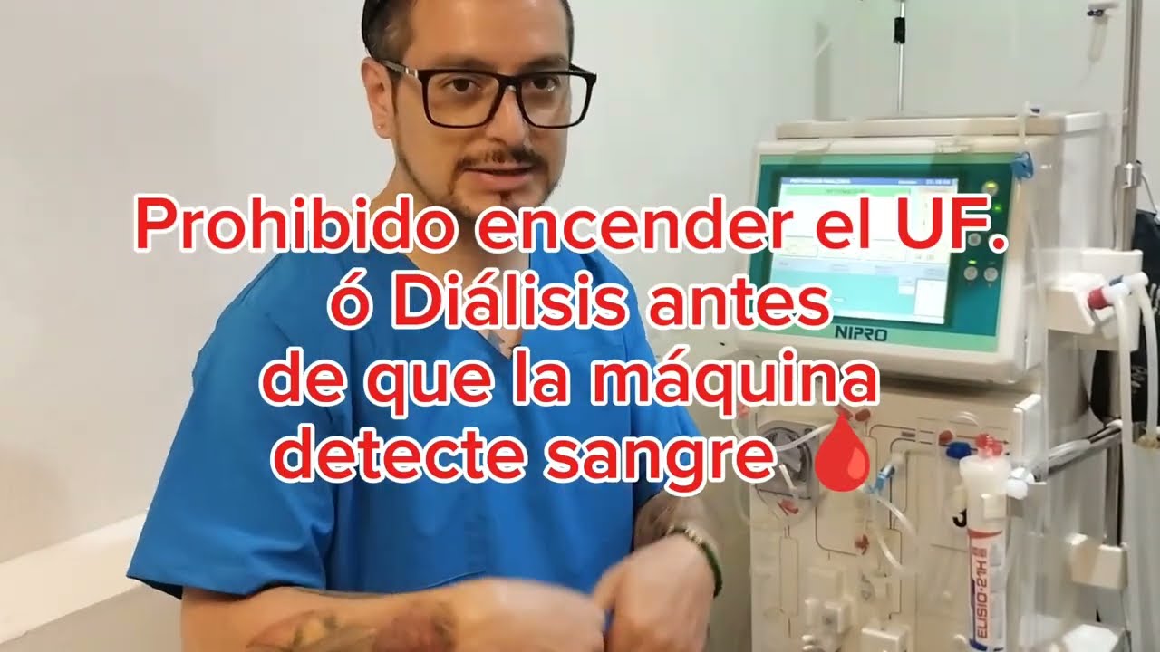 Máquina de hemodiálisis.