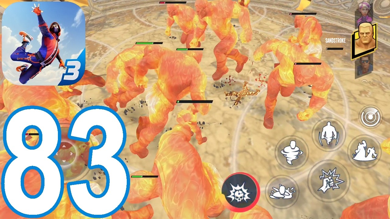 Super Fighter 3 - Gameplay Walkthrough Part 83 - Valcono SandStroke (iOS, Android)