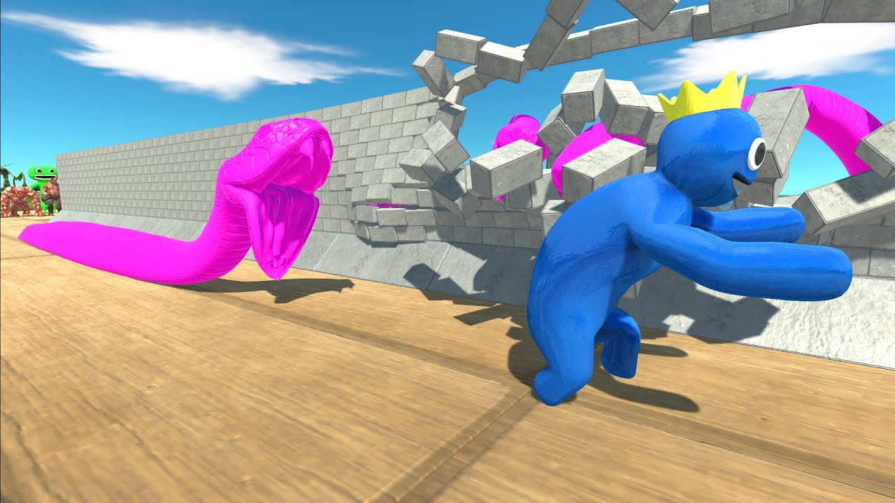 Attacked By The Pink Titanoboa Behind The Wall - ARBS