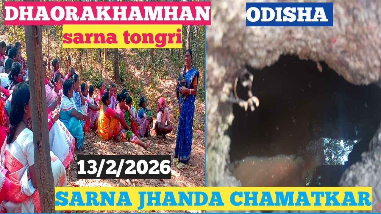 DHAORAKHAMHAN 🌳SARNA JHANDA CHAMATKARI DARSAN (ODISHA)🇦🇹🙏#sarnajhandachamatkar#vlogvideos#sarnasong