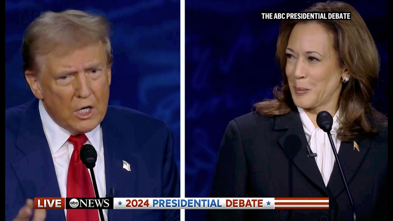 Watch Kamala Harris and Donald Trump&rsquo;s facial expressions during the debate