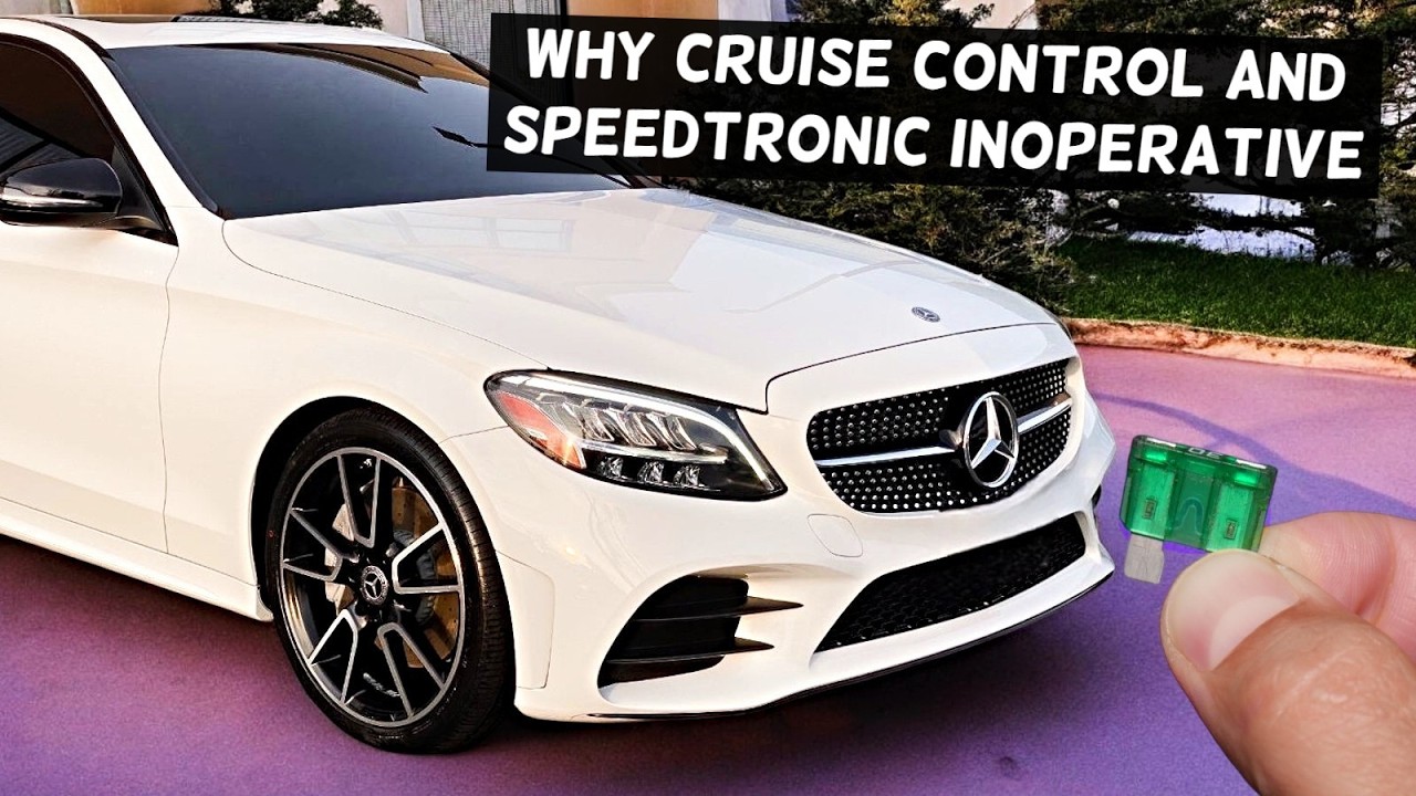 Why Cruise Control and Speedtronic Inoperative MERCEDES W205 C300 C400 C450 C43 C63 C250 C200 C180 C