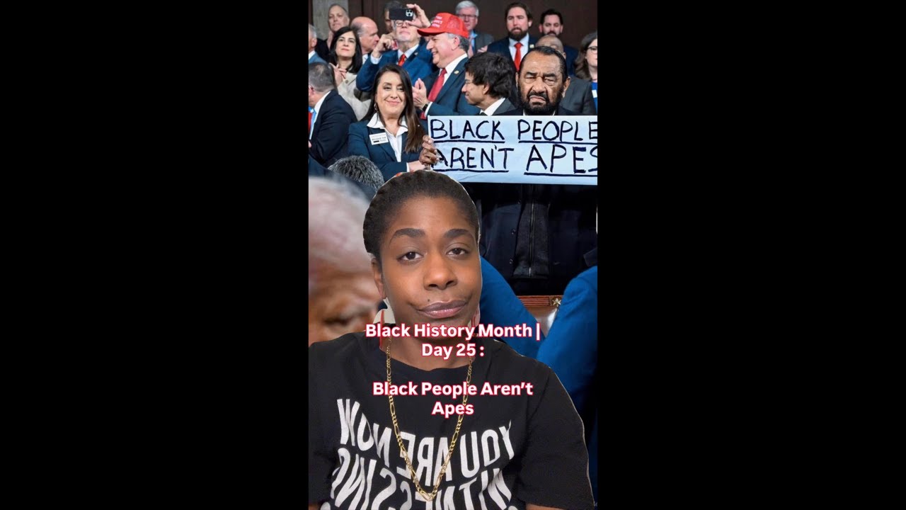 Black History Month | Day 25 : Black people aren’t apes