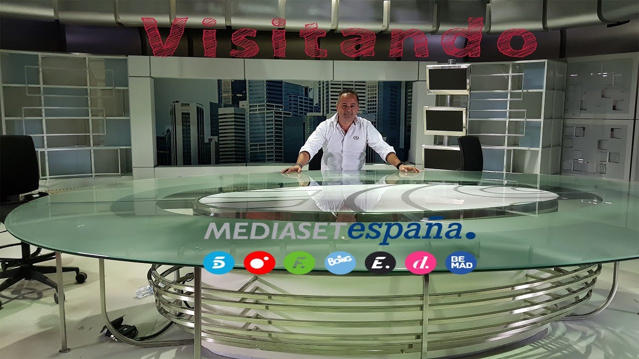 Visitando los platos de Tele5 -Mediaset España