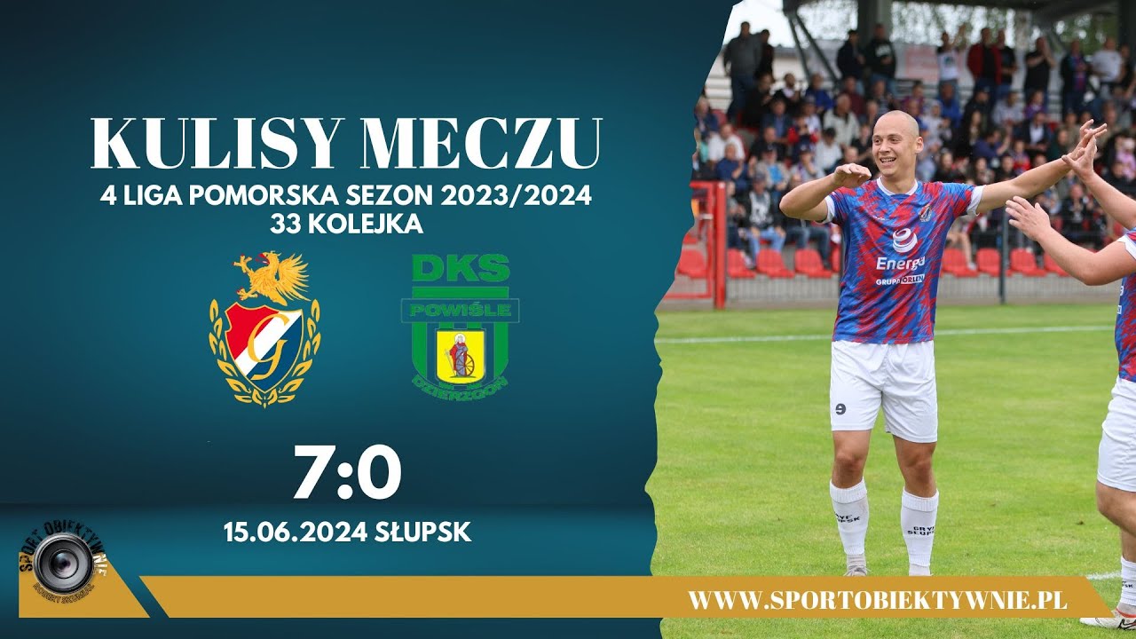 Kulisy meczu Energa Gryf Słupsk-Powiśle Dzierzgoń 7:0