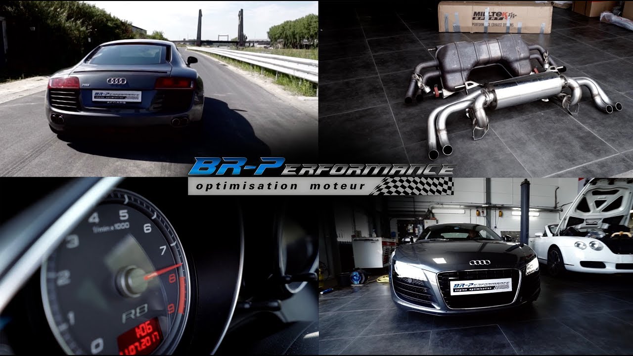 Audi R8 V8 4.2 FSi with Milltek Sport exhaust By BR-Performance