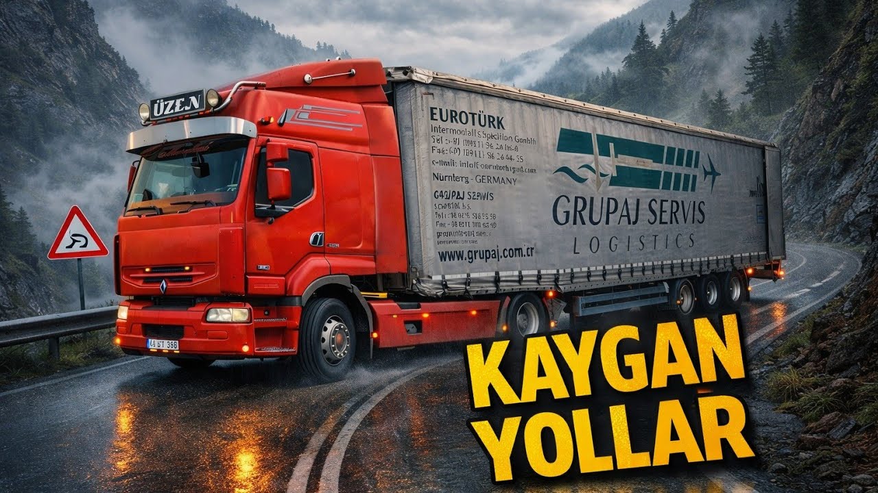ISLAK VİRAJLI DAĞ YOLLARI-BURSA KELES #tır