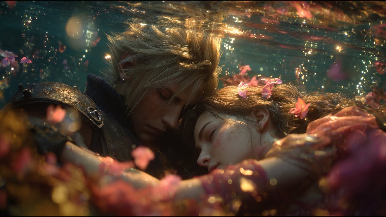 FFVII REMAKE: Hollow ru cover | AI generated
