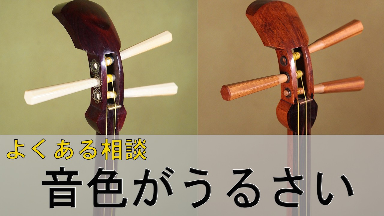 よくある悩み「音が痛い、うるさい」解説「聴力を落とす三味線の音色」演奏者のための三味線の基礎知識(５)