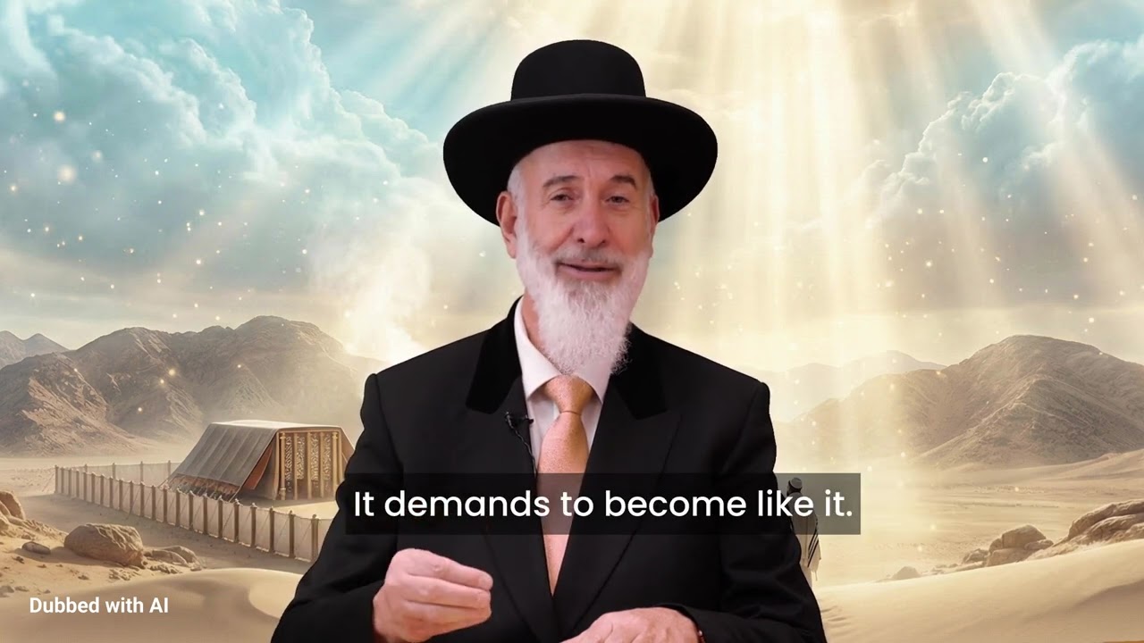Rabbi Yona Mezger - Parashat Vayikra (Dubbed with AI) #parashathashavua #shabbat #usreels #judaism