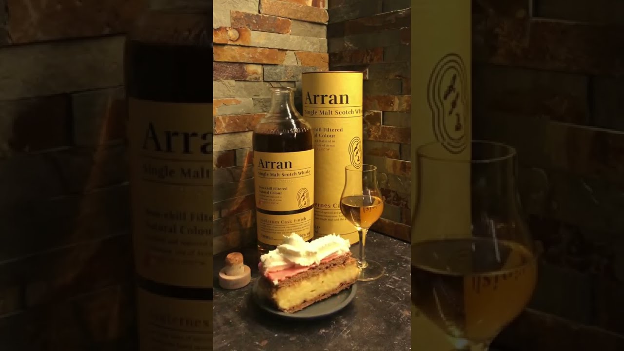 Opening the Arran Sauternes Cask Finish