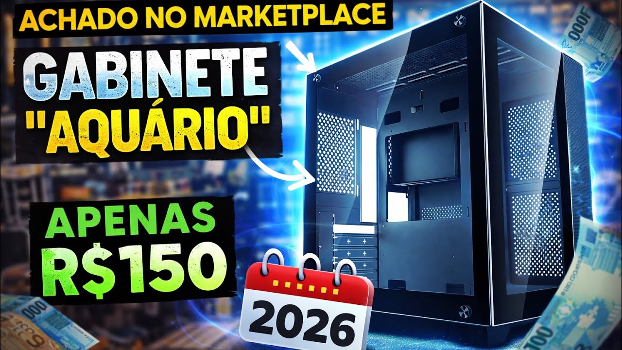 Gabinete Aquário no Marketplace Valeu a pena?Gabinete Bluecase Atlanta bg 051#gabinete Bluecase 