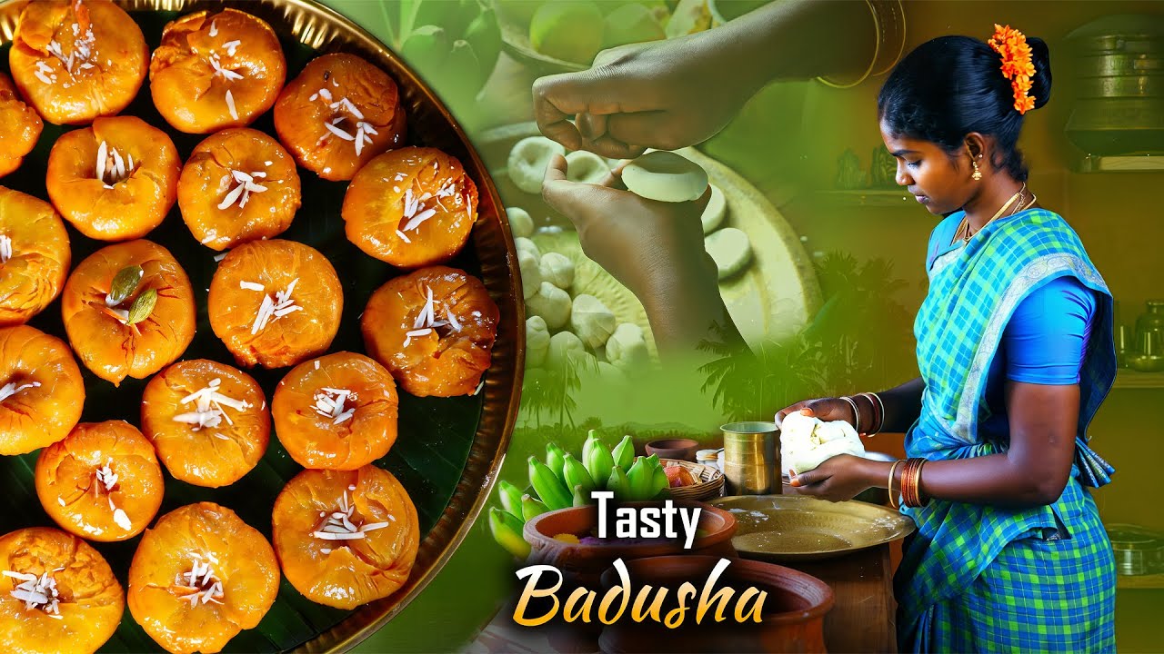 Badusha Sweet Recipe in Tamil | Diwali Sweet Recipes | Kootan Soru