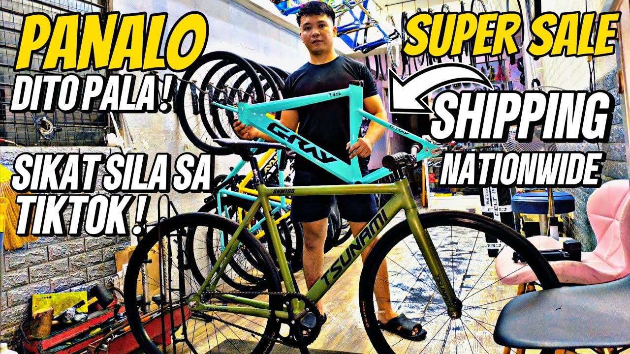 MURANG CELT FIXIE BIKE ! TSUNAMI,GRAY MTB | FRAME,FORK,WHEEL SET | SIKAT SILA SA TIKTOK !