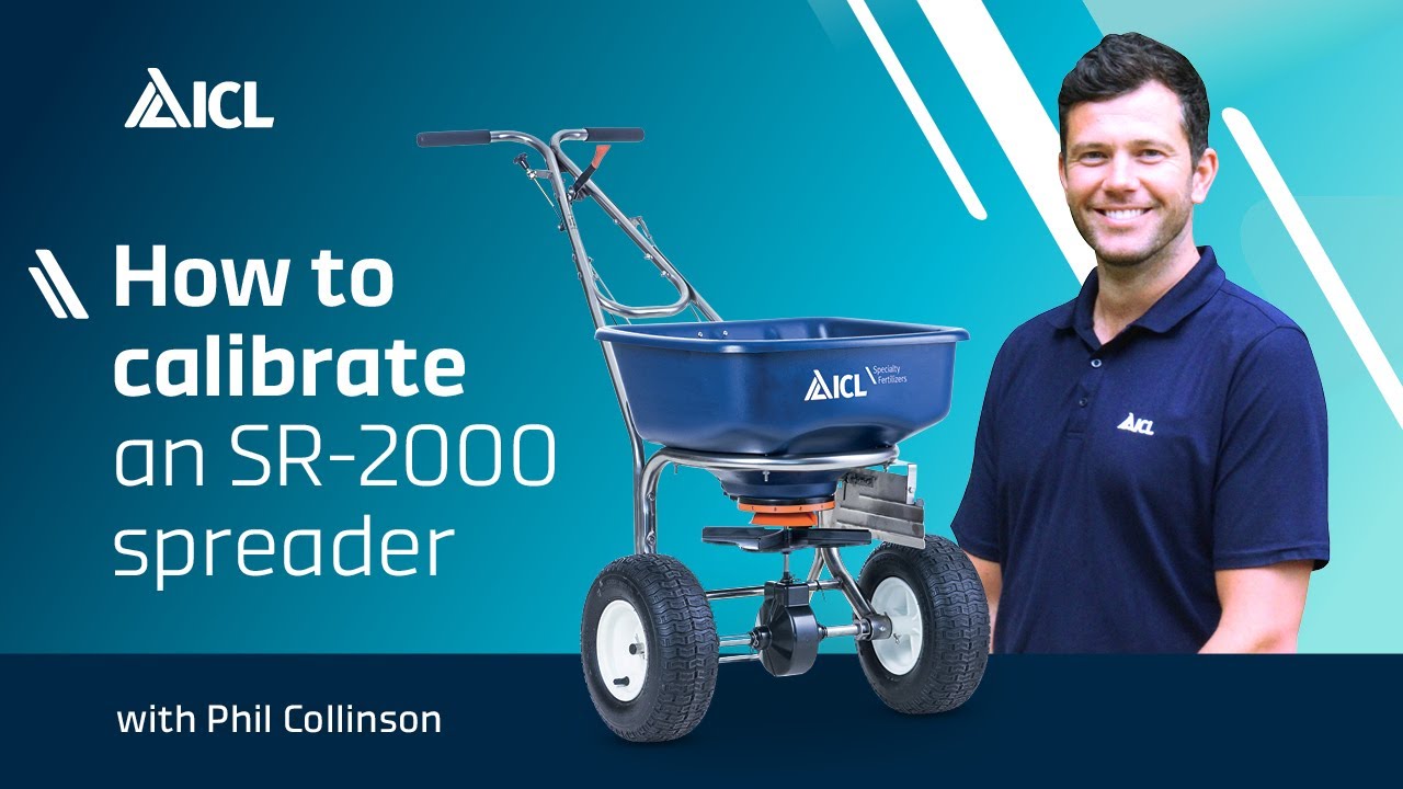 How to calibrate ICL SR-2000 & AccuPro 2000 fertiliser spreaders