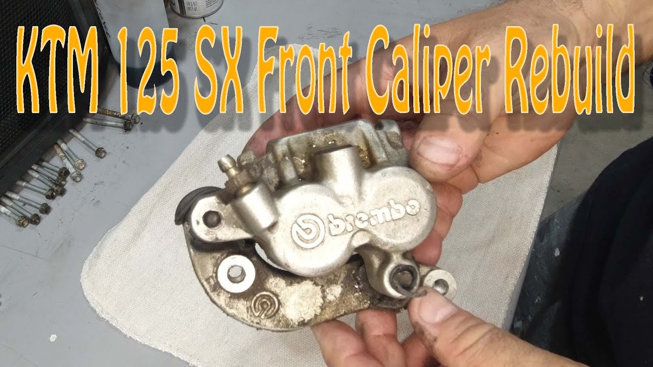 Dirt Bike Brake Caliper Rebuild Ep18