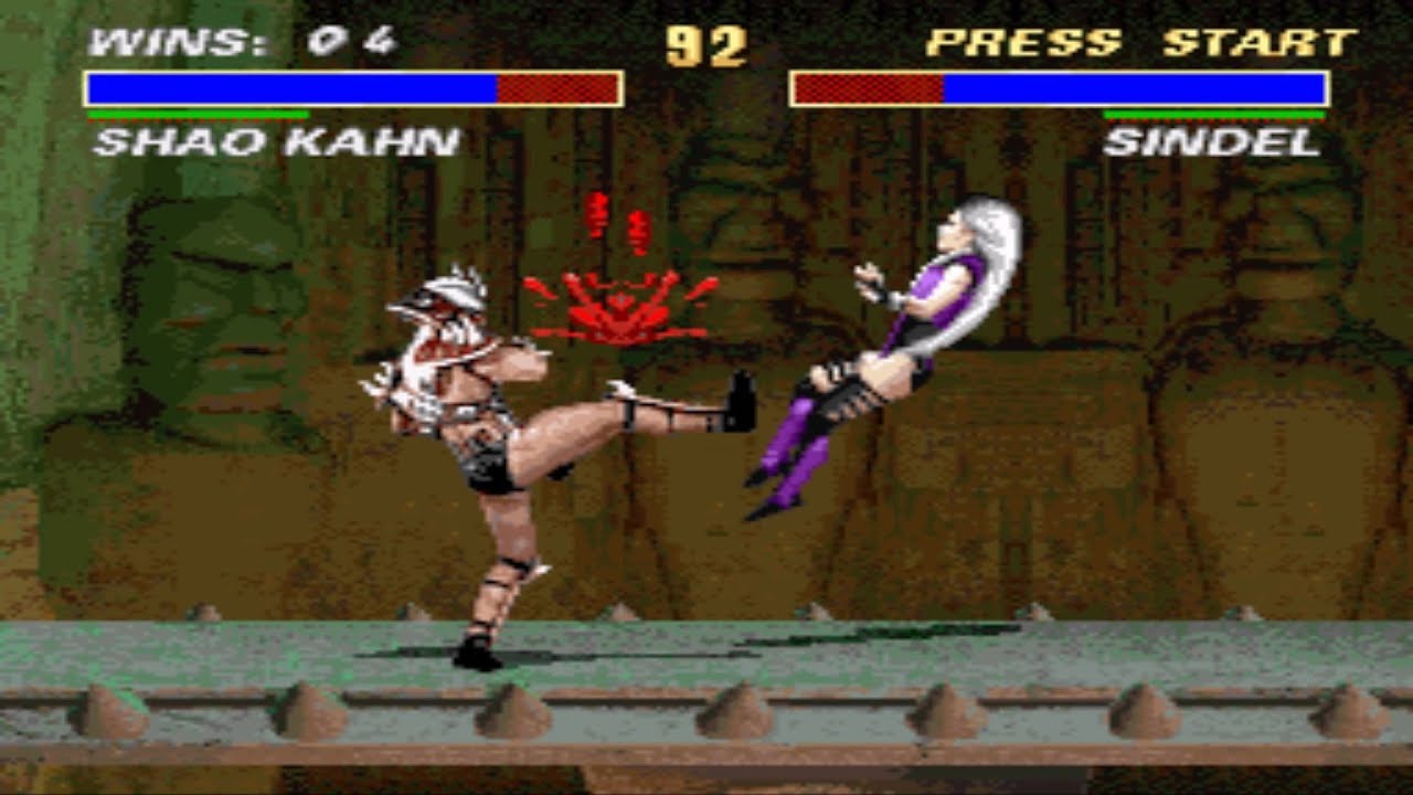 Mortal Kombat 3 [SNES] - Shao Kahn in 1P mode
