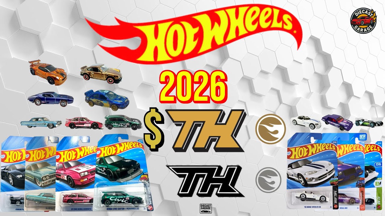 2026 Hot Wheels Super Treasure Hunt & Treasure Hunt Updated List A-K Case Sneak Peek #hotwheels #sth