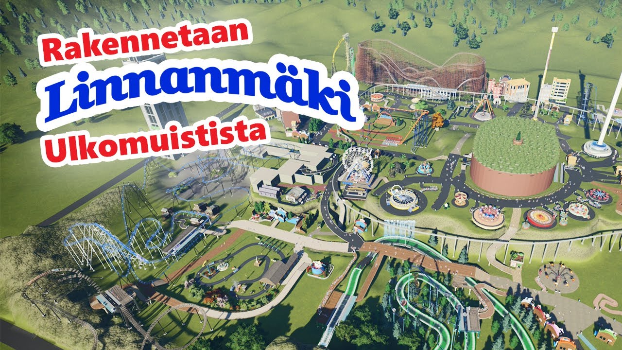 Rakennetaan Linnanmäki ULKOMUISTISTA Planet Coasterissa