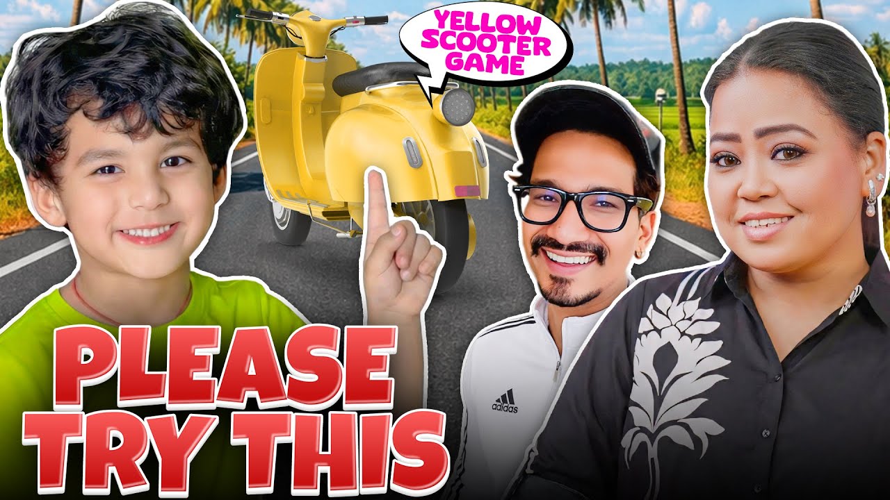 Golle Ke Sath Humne Khela Yellow Scooter Game 🛵 | Bharti Singh | Harssh Limbachiyaa | Golla