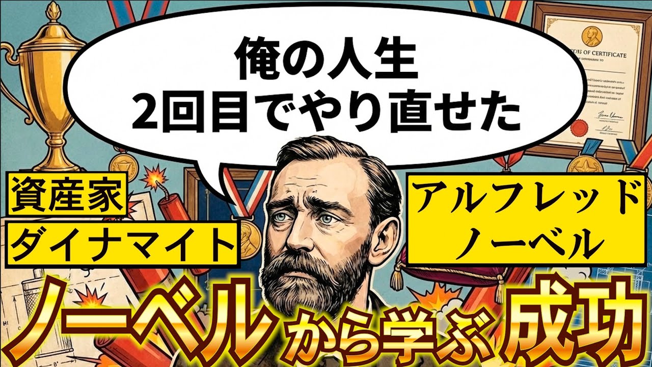 【人生2回目！？】ノーベルから学ぶ本当の成功とは？