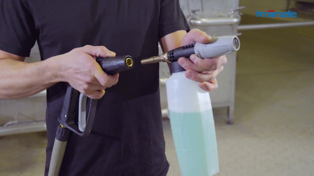 Comment utiliser votre lance à mousse Kränzle ?