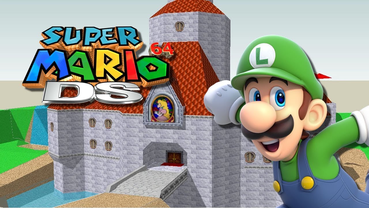Super Mario 64 DS - Luigi Minigames - (NDS)