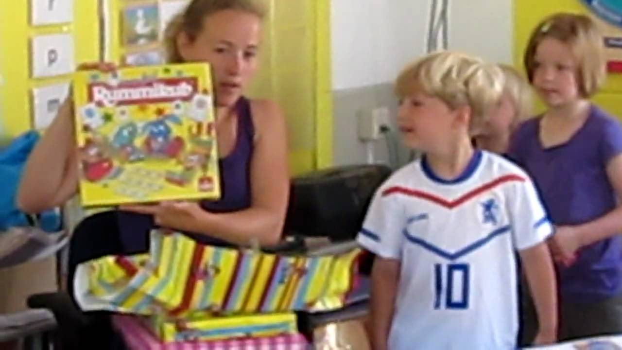 Cadeaus bij afscheid kleuters