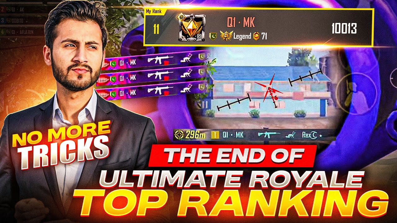 The END Of Ultimate Royale Tricks | Destroying Skills And Content Of Community | 4x 🔥 | MK Gaming