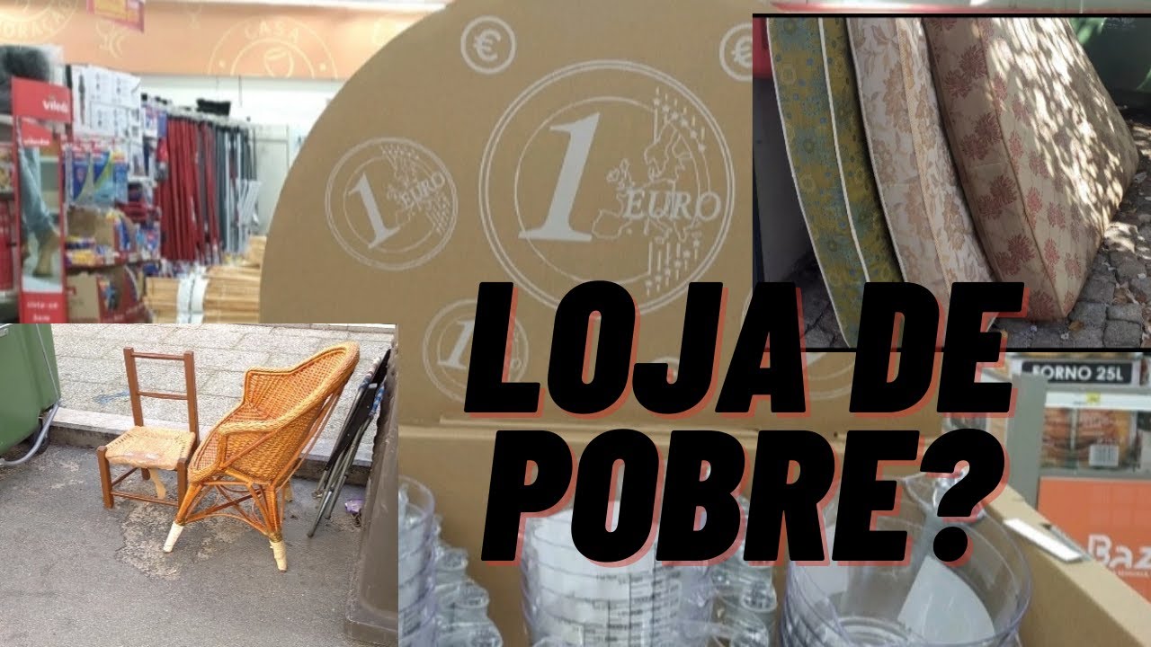 Loja de pobre em Castelo Branco Portugal.
