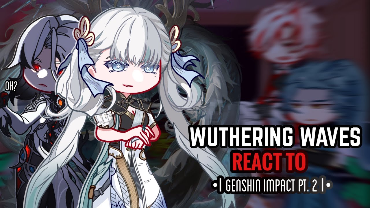 🤍✨ Грозовые волны реагируют на удар Геншина, часть 2 || Gacha Club || Teyvat