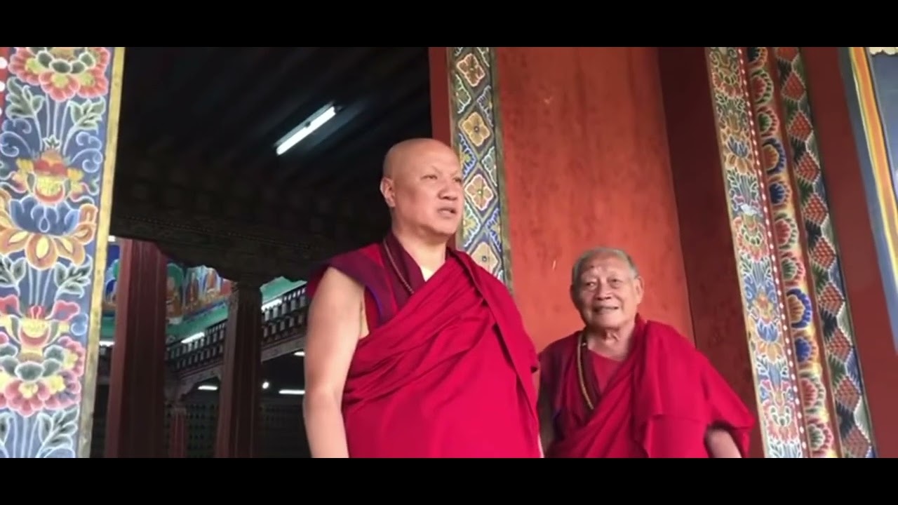 Sangye Nyenpa Rinpoche at 16th Karmapa&rsquo;s Monastery in Bhutan.