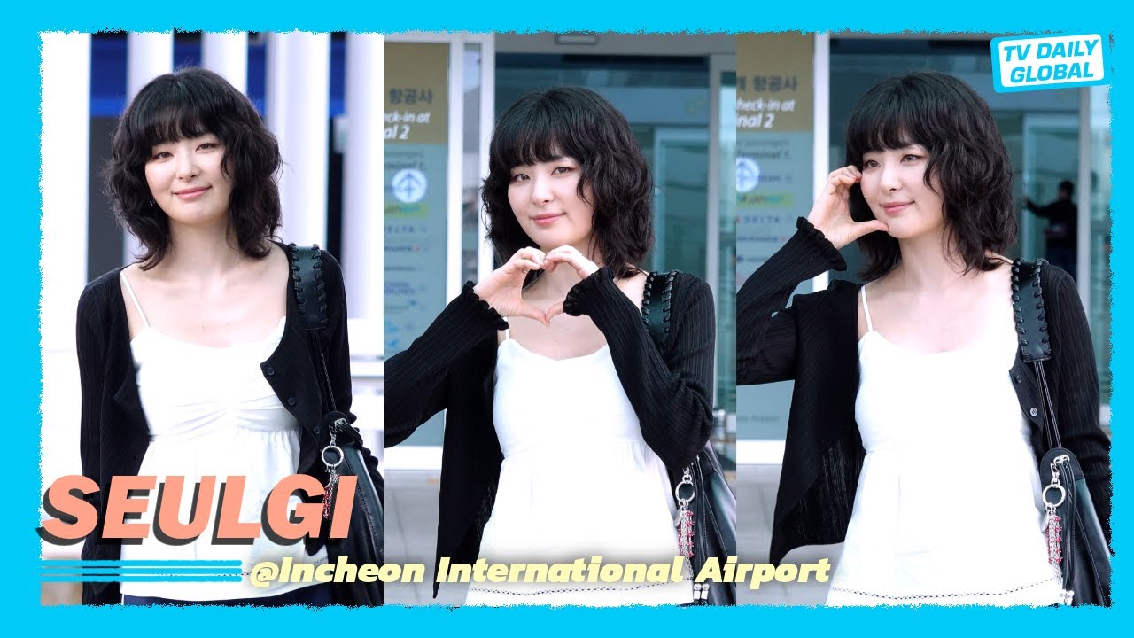 [4K] Red Velvet’s Seulgi Departs for Vietnam | Lovely and Feminine Airport Look