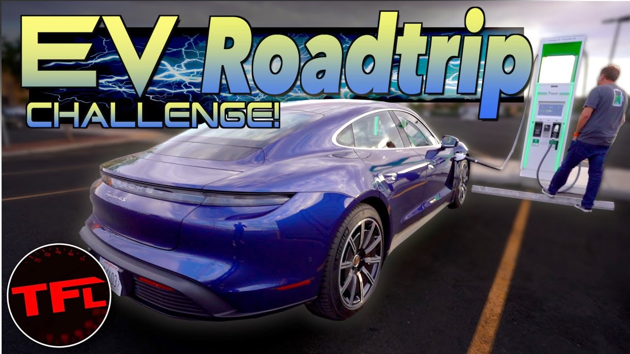 We Road Trip a Porsche Taycan Over 1,000 Miles And Get ICED By a Tesla!