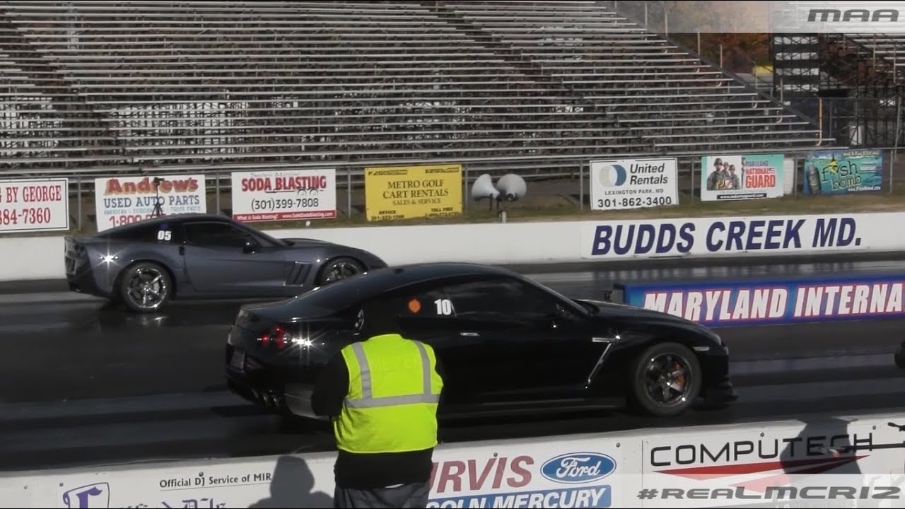 AMS Alpha 10+ Nissan GTR vs. Corvette Grand Sport
