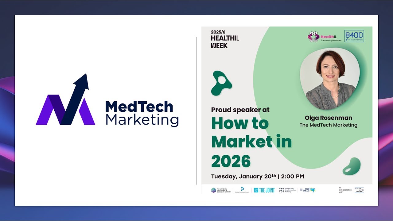 How to Market in 2026? HealthIL Marketing Innovation Workshop