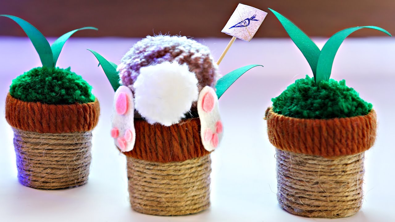Easter Bunny DIY / Spring Home Decor ❤ Crazy Little Projects