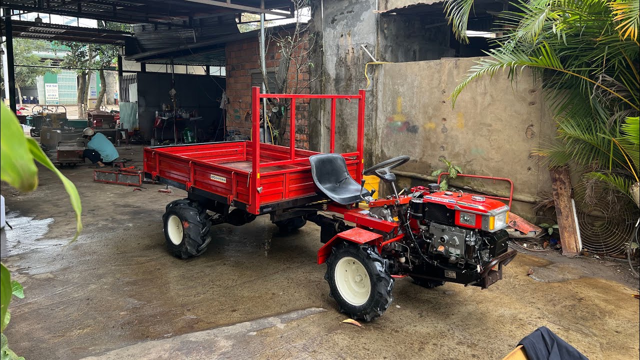 rùa công nông 2 cầu động cơ dầu NFAD8 bét kim xe đẹp ac quan tâm lh.0352.12.3979