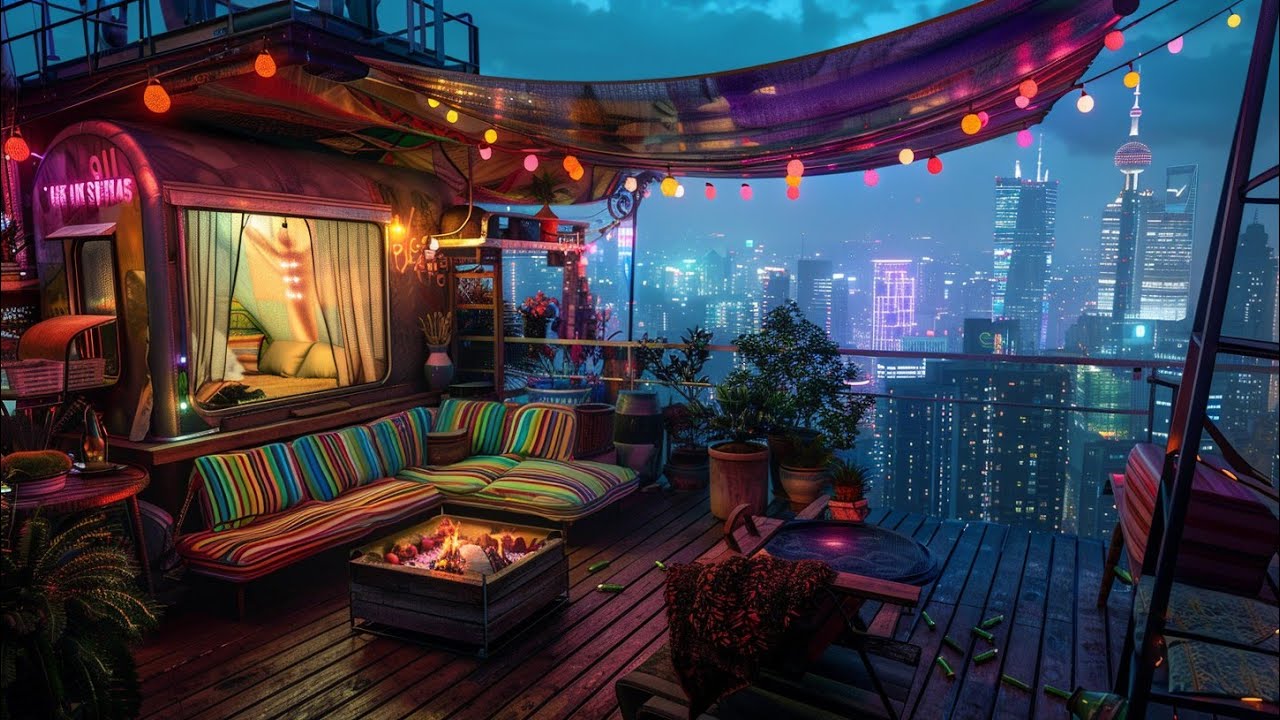 Chill Lofi Mix – Tokyo Rain Lofi Nights with Neon Dreams | Study, Sleep, Relax