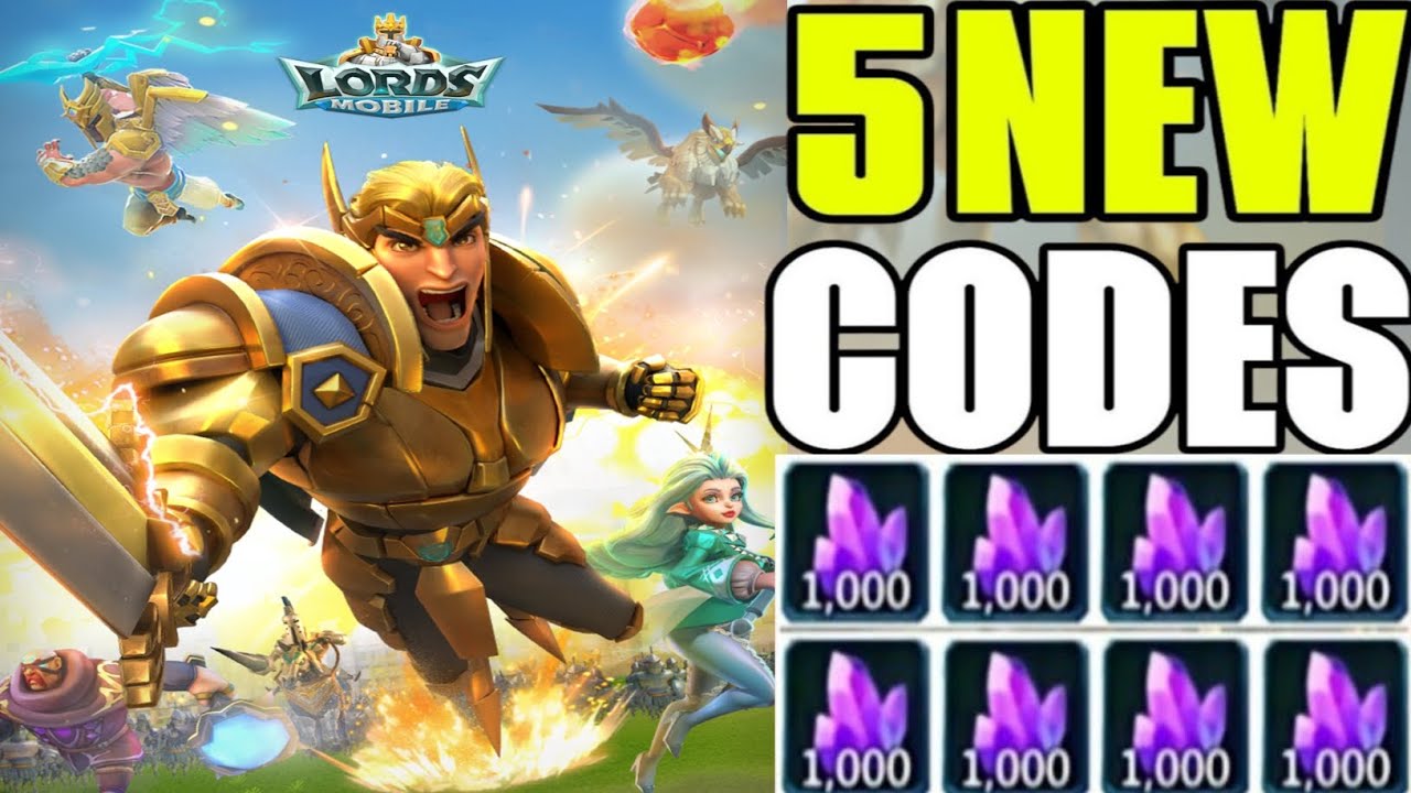 Промокоды Lords Mobile на март 2026 года 🏰 Новые рабочие коды! (Бесплатный набор самоцветов и уск...