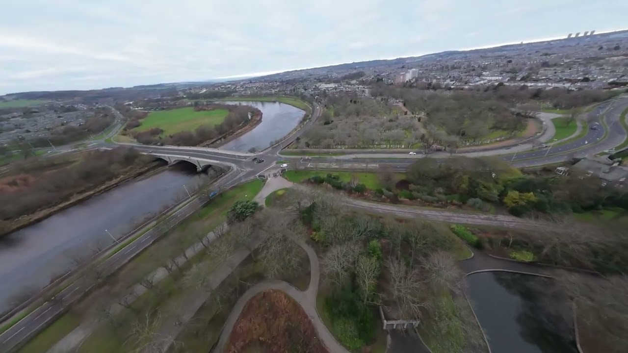 Christmas morning riverside FPV Aberdeen